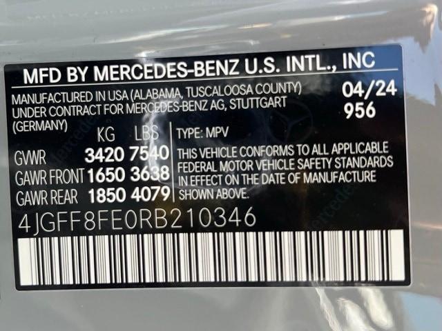 new 2024 Mercedes-Benz GLS 580 car, priced at $124,805