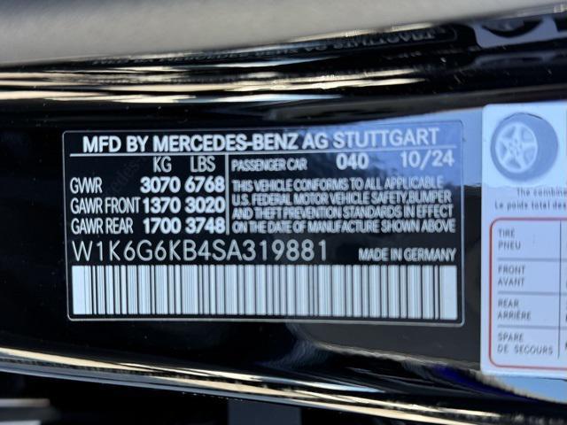 new 2025 Mercedes-Benz S-Class car, priced at $137,840