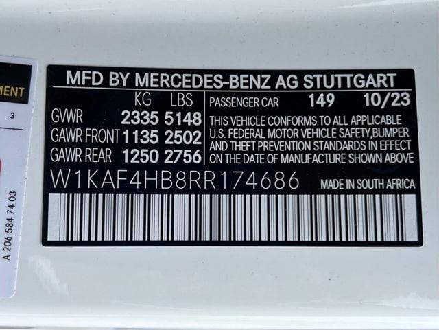 used 2024 Mercedes-Benz C-Class car, priced at $47,900