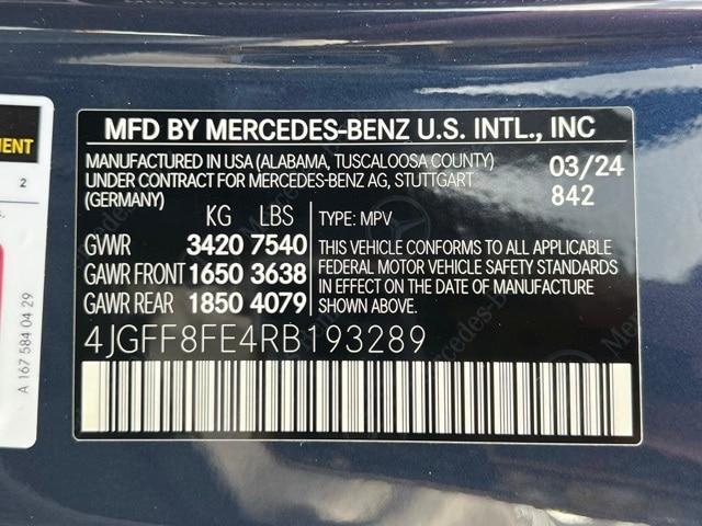 new 2024 Mercedes-Benz GLS 580 car, priced at $119,460