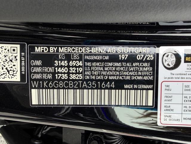 new 2026 Mercedes-Benz AMG S 63 E car, priced at $209,595