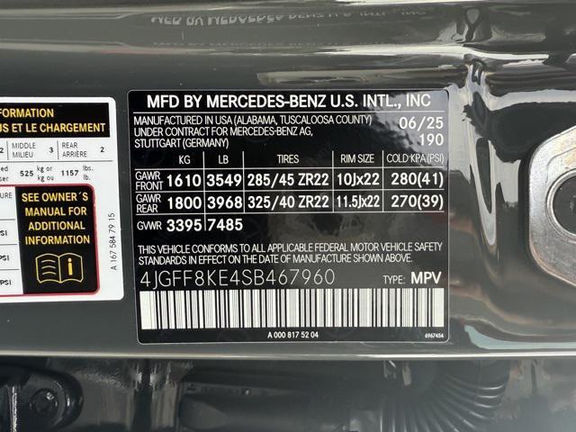 new 2025 Mercedes-Benz AMG GLS 63 car, priced at $162,210