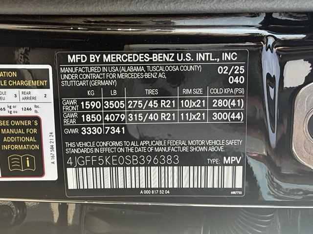 new 2025 Mercedes-Benz GLS 450 car, priced at $91,615