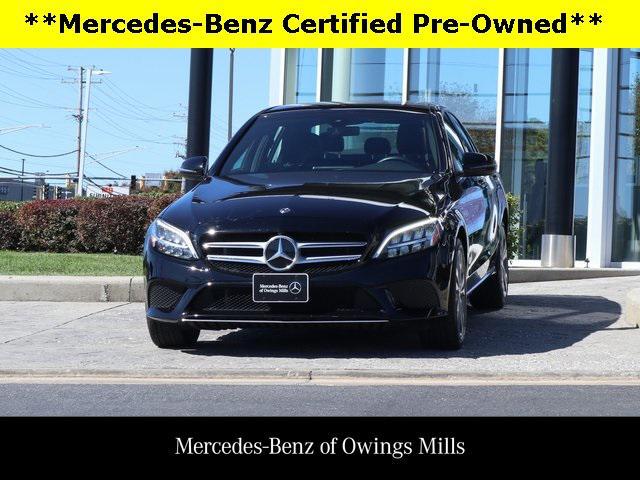 used 2021 Mercedes-Benz C-Class car, priced at $27,500