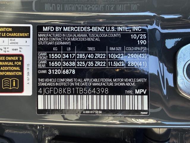 new 2026 Mercedes-Benz AMG GLE 63 car, priced at $148,220