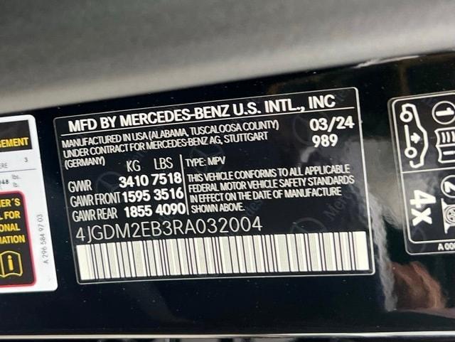 new 2024 Mercedes-Benz EQS 450 car, priced at $117,100