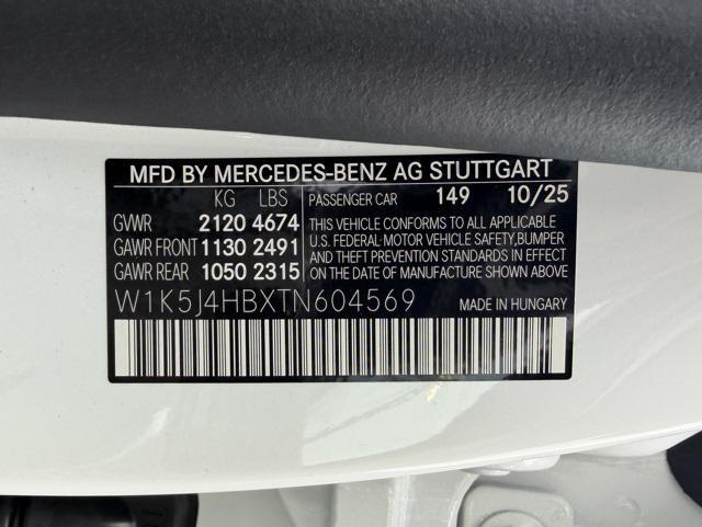 new 2026 Mercedes-Benz CLA 250 car, priced at $49,025