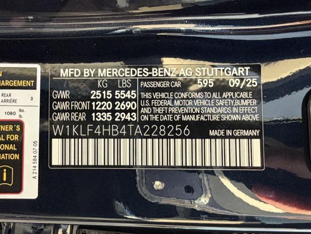 new 2026 Mercedes-Benz E-Class car, priced at $70,900