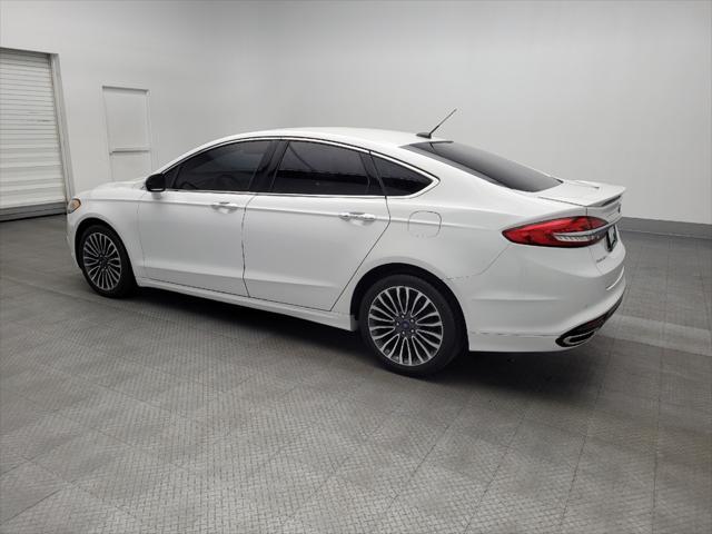 used 2018 Ford Fusion car, priced at $16,695