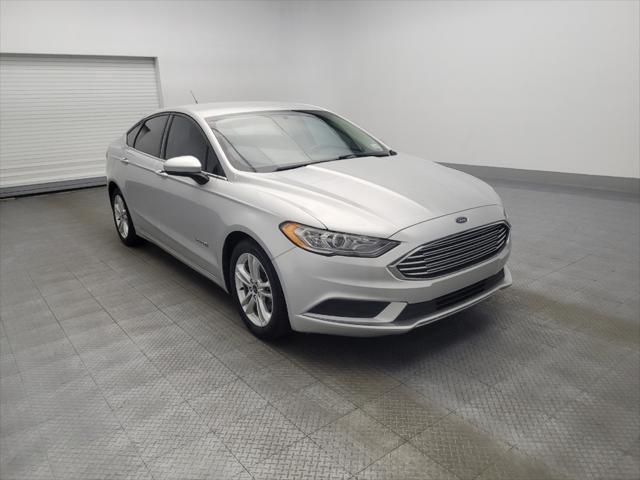 used 2018 Ford Fusion Hybrid car, priced at $16,095