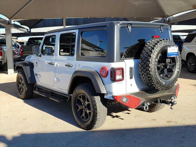 used 2021 Jeep Wrangler Unlimited car, priced at $27,034