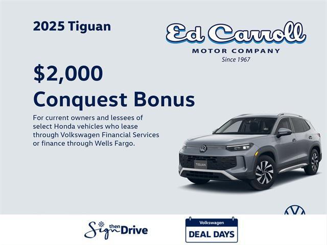 new 2025 Volkswagen Tiguan car, priced at $33,591