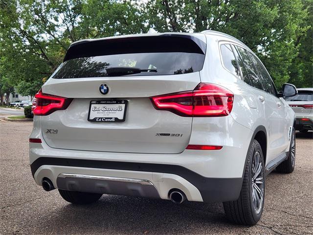 used 2019 BMW X3 car, priced at $25,884