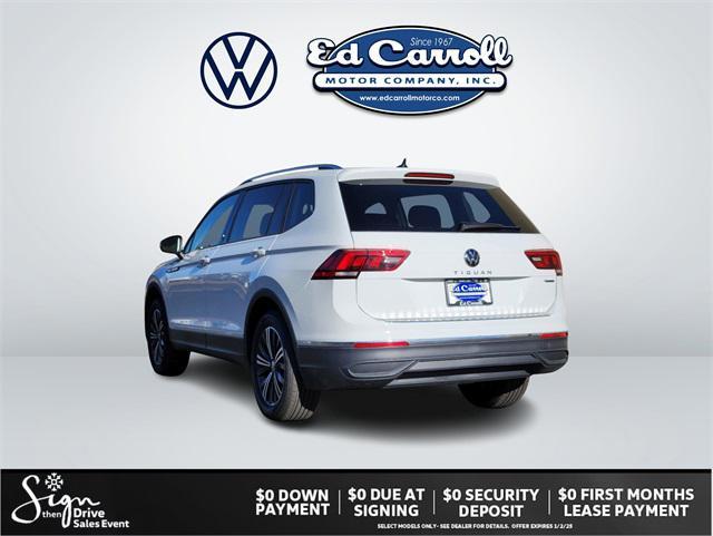 new 2024 Volkswagen Tiguan car, priced at $33,846