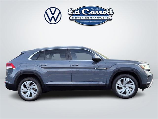 used 2021 Volkswagen Atlas Cross Sport car, priced at $27,399