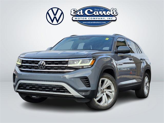 used 2021 Volkswagen Atlas Cross Sport car, priced at $27,399