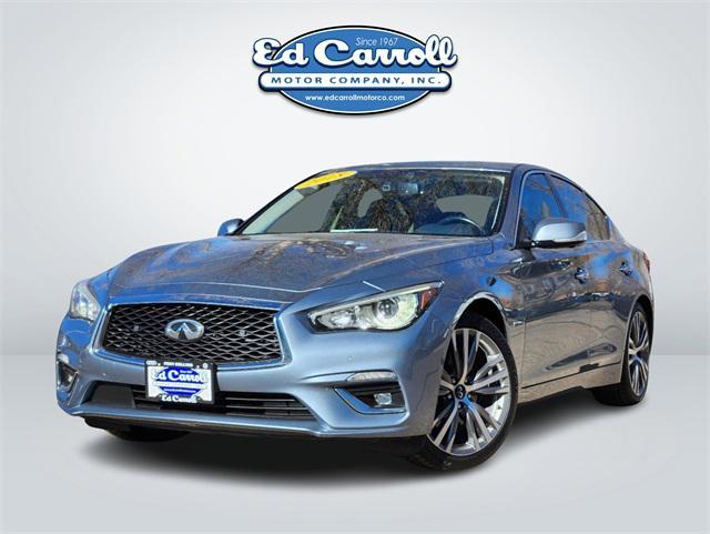 used 2018 INFINITI Q50 Hybrid car, priced at $18,500