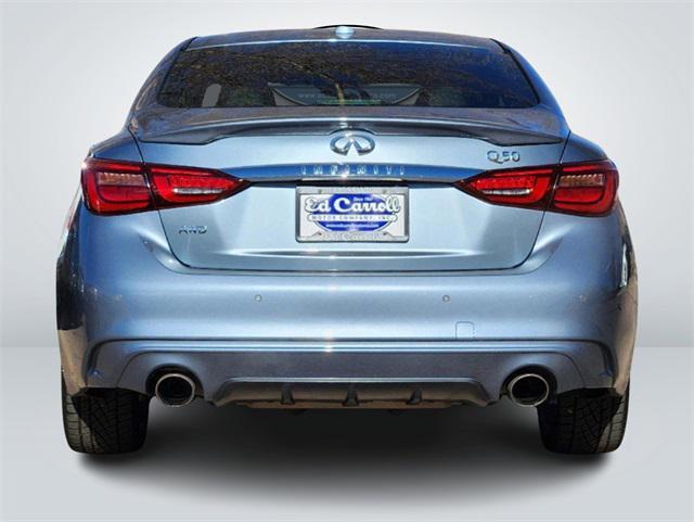 used 2018 INFINITI Q50 Hybrid car, priced at $17,658