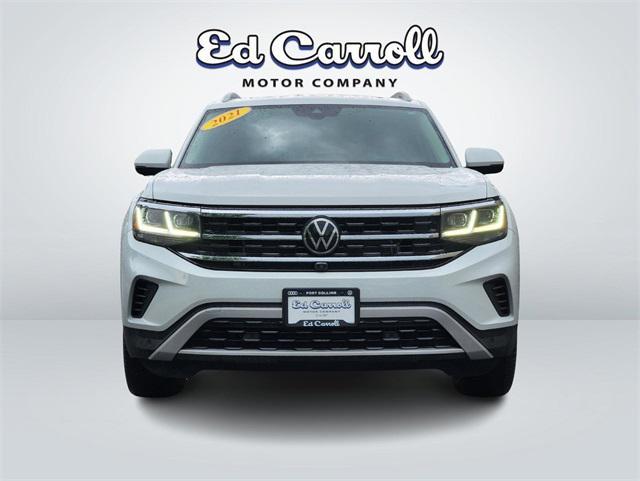 used 2021 Volkswagen Atlas car, priced at $26,987