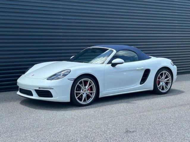 used 2021 Porsche 718 Boxster car, priced at $74,990