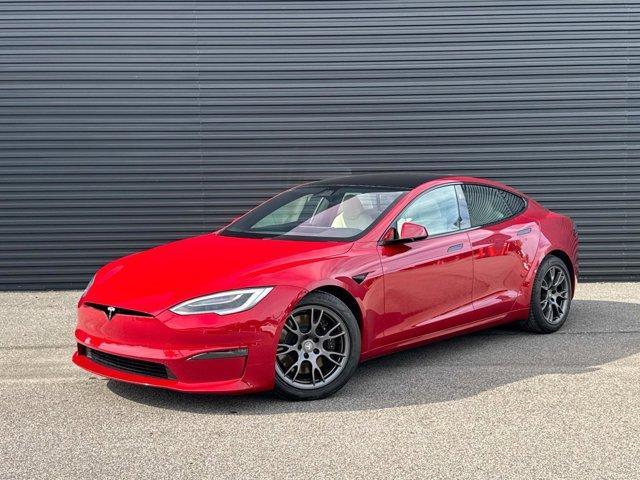 used 2021 Tesla Model S car, priced at $59,990