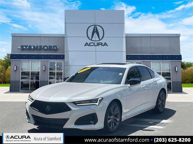 used 2022 Acura TLX car, priced at $37,400