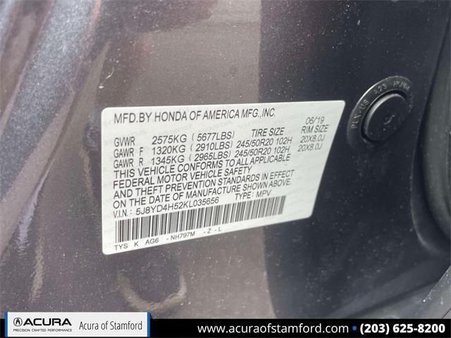 used 2019 Acura MDX car, priced at $24,900