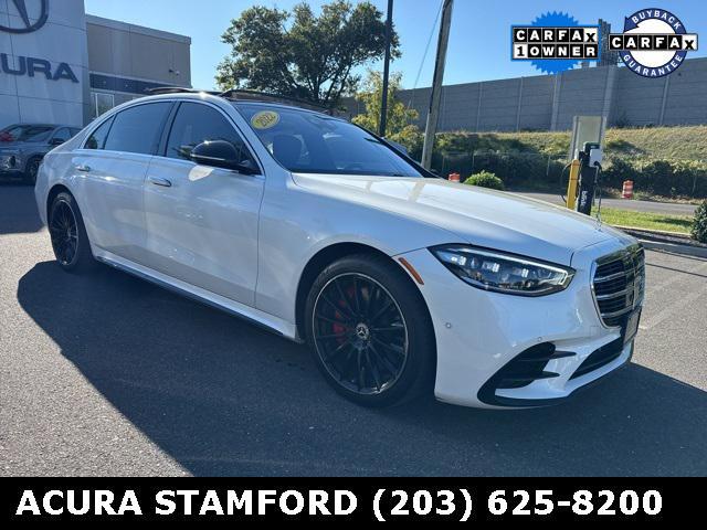 used 2022 Mercedes-Benz S-Class car, priced at $61,900