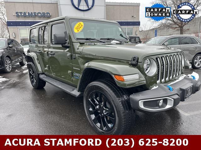 used 2022 Jeep Wrangler Unlimited 4xe car, priced at $34,900