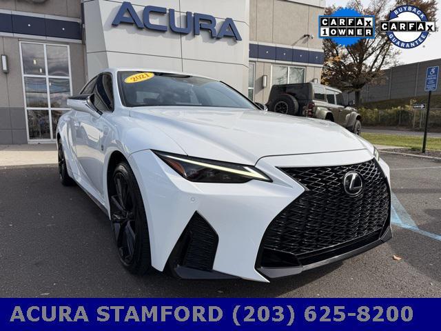used 2021 Lexus IS 350 car, priced at $35,900