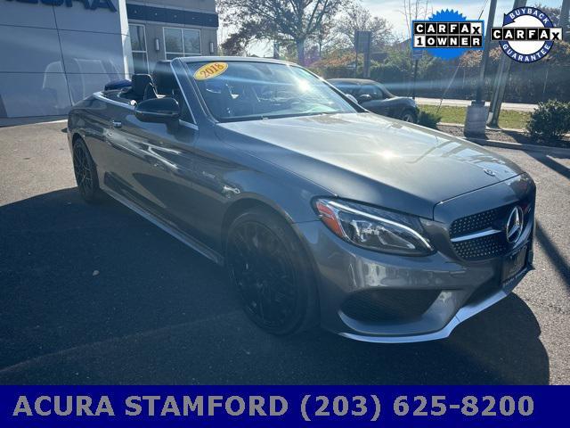 used 2018 Mercedes-Benz AMG C 43 car, priced at $37,900