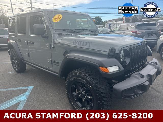 used 2021 Jeep Wrangler car, priced at $37,250