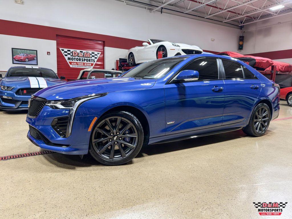 used 2023 Cadillac CT4-V car, priced at $49,995