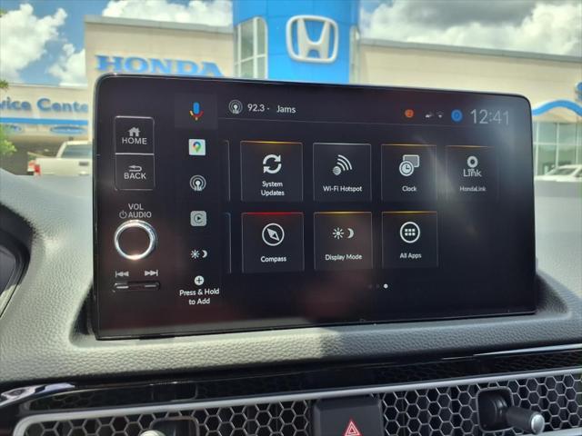 new 2025 Honda Civic Hybrid car, priced at $33,100