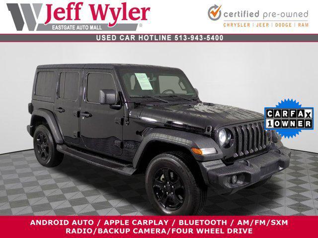 used 2022 Jeep Wrangler Unlimited car, priced at $32,984