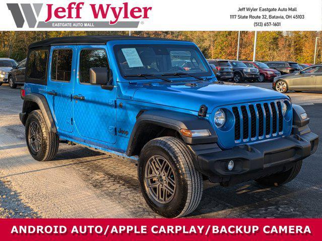 used 2024 Jeep Wrangler car, priced at $34,287