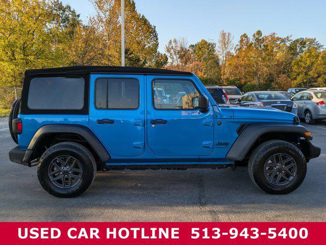 used 2024 Jeep Wrangler car, priced at $34,287