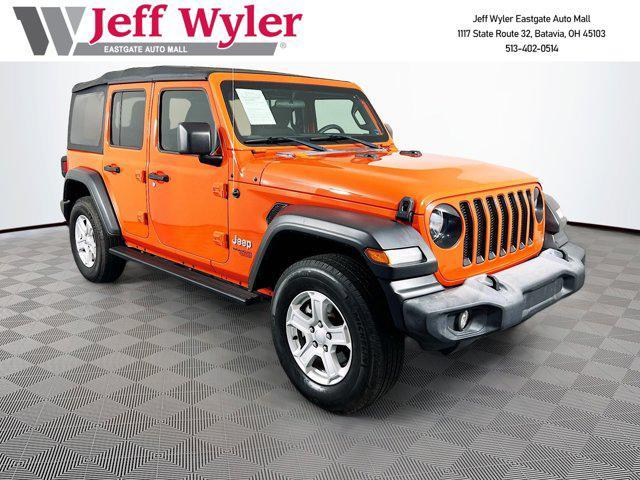 used 2018 Jeep Wrangler Unlimited car, priced at $25,586