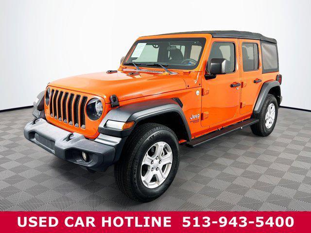 used 2018 Jeep Wrangler Unlimited car, priced at $25,586
