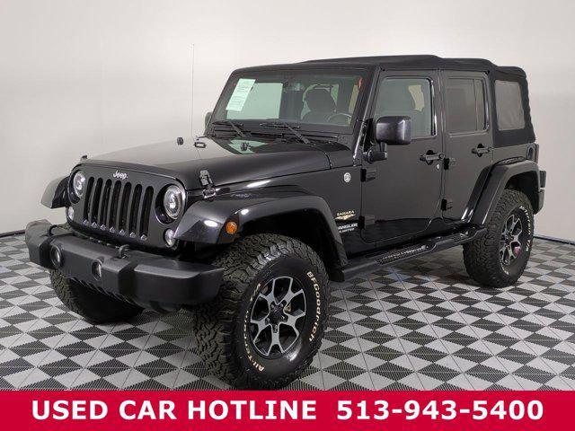 used 2015 Jeep Wrangler Unlimited car, priced at $15,855