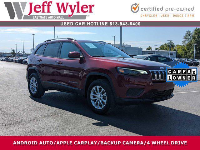 used 2020 Jeep Cherokee car, priced at $17,030