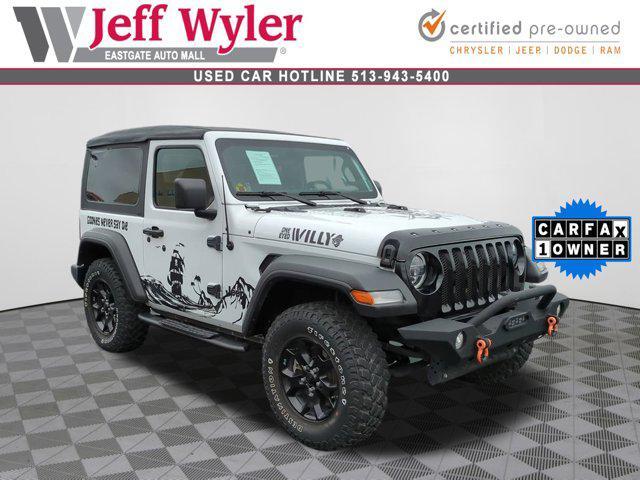 used 2022 Jeep Wrangler car, priced at $33,377