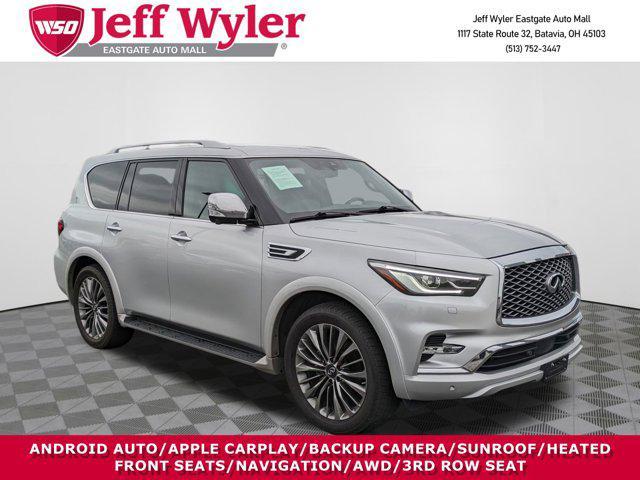 used 2021 INFINITI QX80 car, priced at $44,703