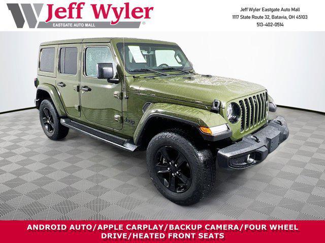 used 2022 Jeep Wrangler Unlimited car, priced at $34,827