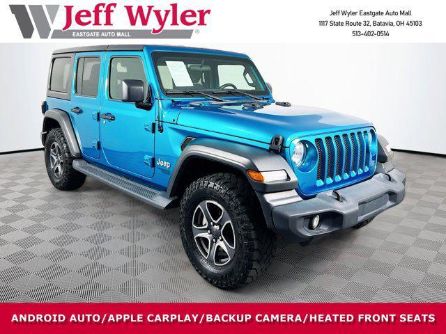 used 2019 Jeep Wrangler Unlimited car, priced at $22,725