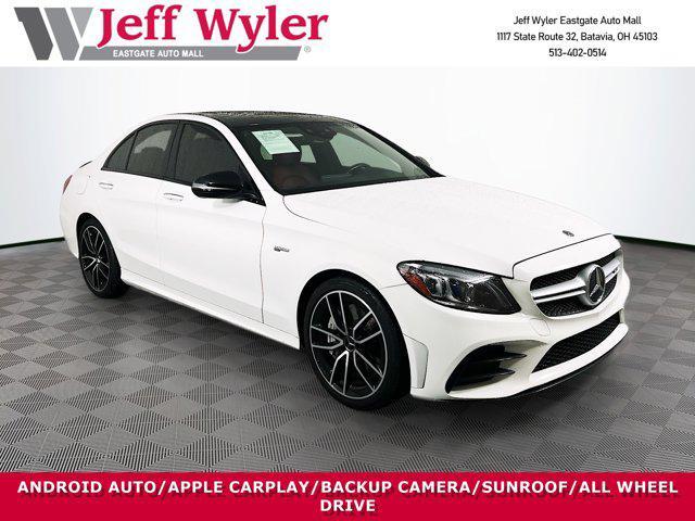 used 2019 Mercedes-Benz AMG C 43 car, priced at $33,849