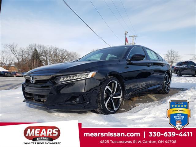 used 2021 Honda Accord car, priced at $25,722