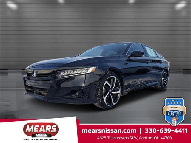 used 2021 Honda Accord car, priced at $25,722