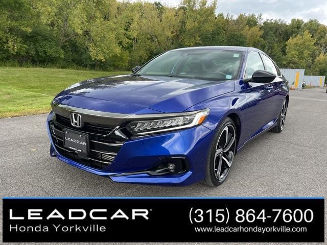 used 2021 Honda Accord car, priced at $27,647