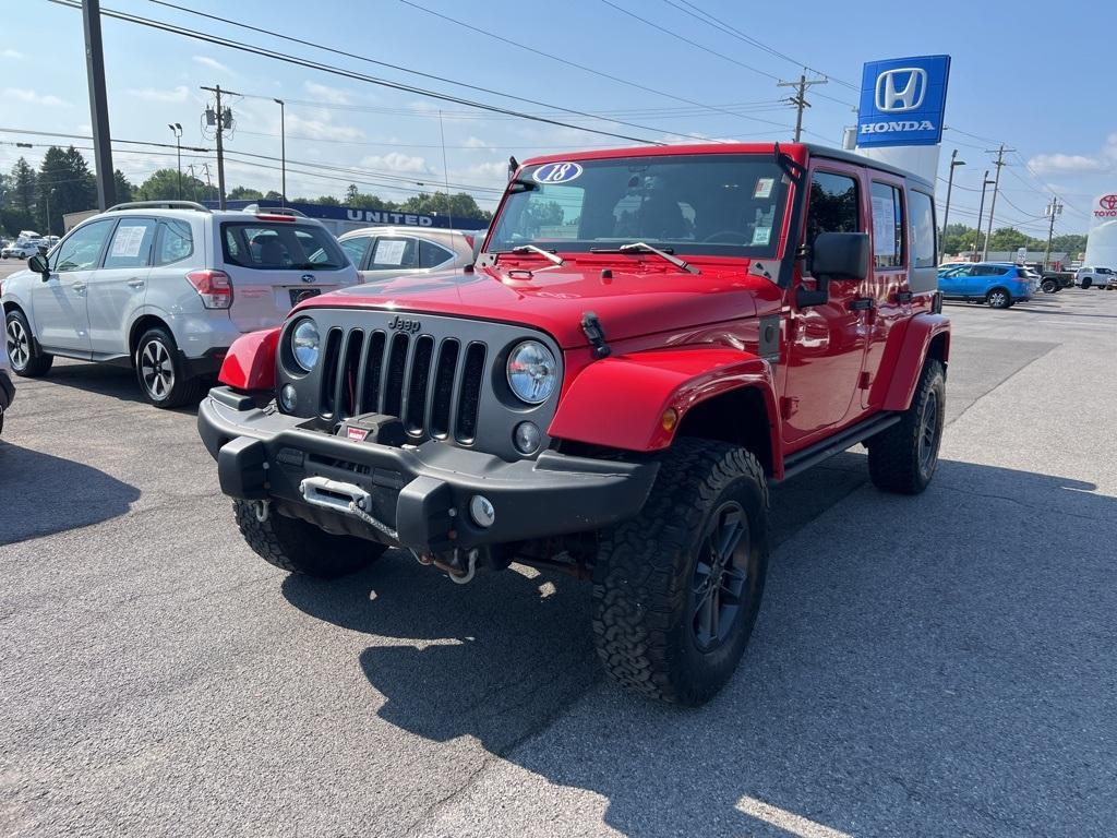 used 2018 Jeep Wrangler JK Unlimited car, priced at $22,578